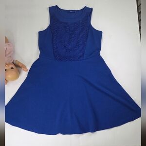 Royal Blue Lace Dress